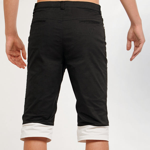 Men's Black & White Shorts – Uwi Twins Fashion Label Inc.
