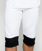Men's Black & White Shorts