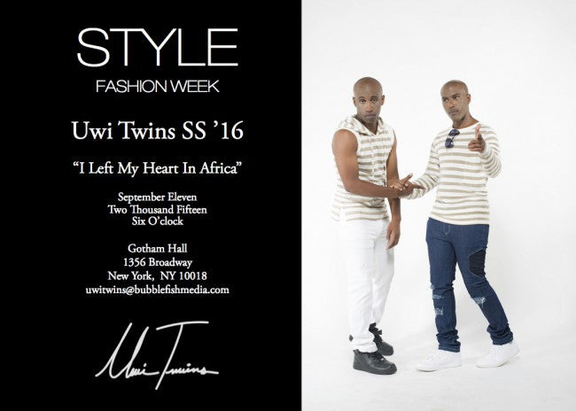 Uwi Twins SS’16 Collection at New York Fashion Week